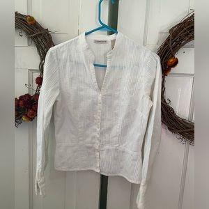 Notations White Blouse Women's Size Small